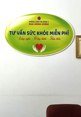 Bảng Hiệu Oval Tư Vấn Sức Khỏe Miễn Phí – Phòng Chẩn Trị Đông Y Khải Dương Đường