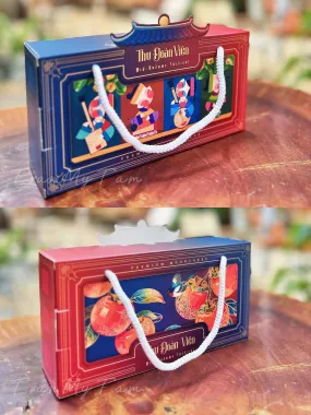 Hộp Bao Bì Trung Thu 2 Bánh - Hàng Sẵn Tại Xưởng