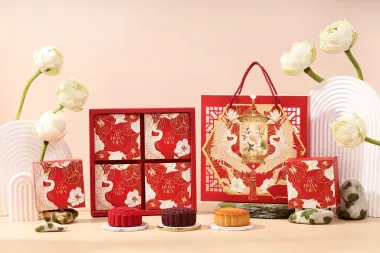 COMBO Túi Hộp Trung Thu 4 Bánh - Hàng Sẵn Tại Xưởng