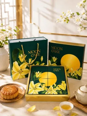 COMBO Túi Hộp Trung Thu 4 Bánh - Hàng Sẵn Tại Xưởng