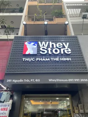 Bảng Hiệu Cửa Hàng Thể Hình Chữ Nổi Đèn LED In Ấn Thi Công Theo Yêu Cầu