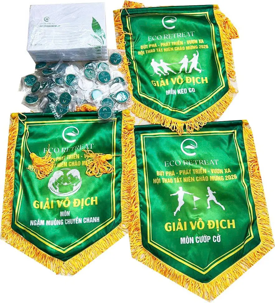 Giải Pháp Toàn Diện Cho Vật Phẩm Sự Kiện Chuyên Nghiệp - Huy Hiệu, Huy Chương, Cờ Hội Thao