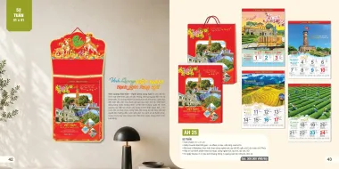 Lịch Treo Tường 52 Tuần Cao Cấp – Các Mẫu Mới Cho Xuân 2027