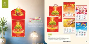 Lịch Treo Tường 52 Tuần Cao Cấp – Các Mẫu Mới Cho Xuân 2027