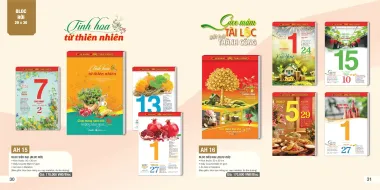 Các Mẫu Lịch Bloc Mới Năm 2027