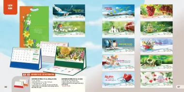 Các Mẫu Lịch Để Bàn Năm 2027