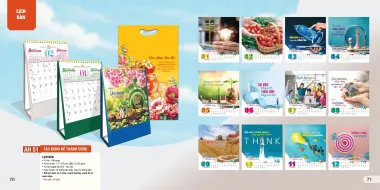 Các Mẫu Lịch Để Bàn Năm 2027
